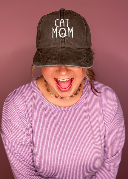 Cat Mom Baseball Cap