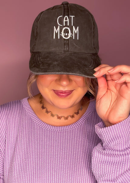 Cat Mom Baseball Cap