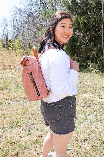 Sedona Backpack in Mauve