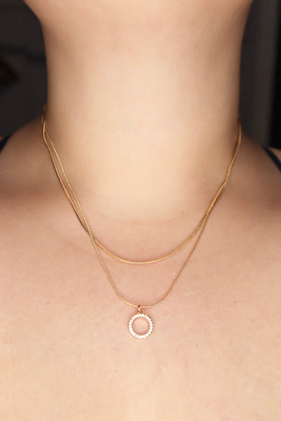 Full Circle Layered Necklace