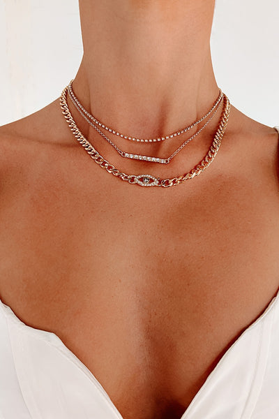 Go for the Triple Necklace Set