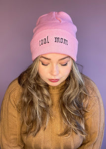 Cool Mom Beanie in Pink