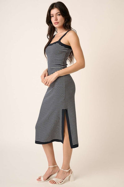 Mall Rat Striped Midi Cami Dress