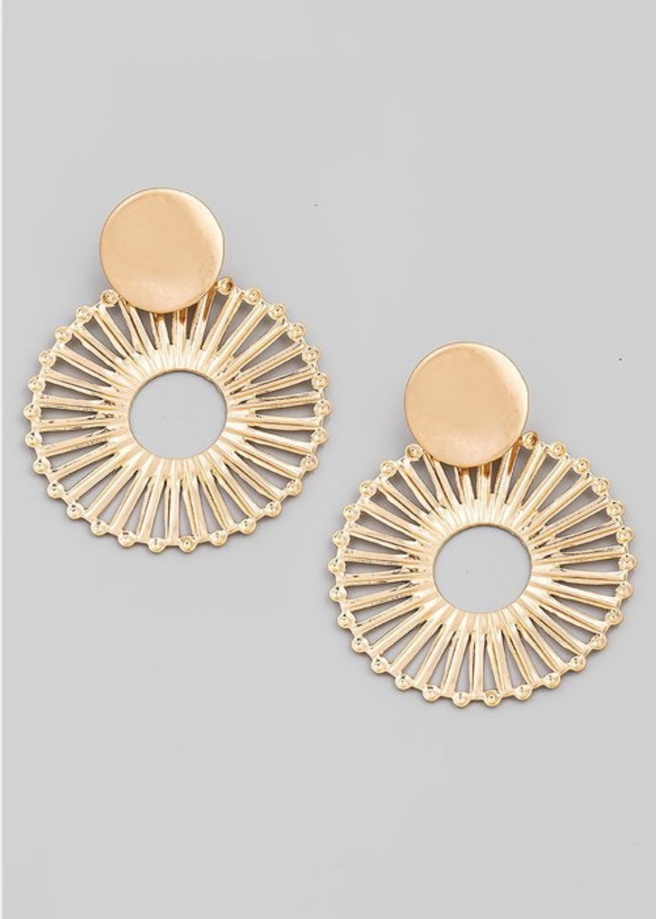 Medallion Earring