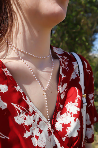 Striking Pearl Layered Necklace