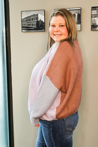 Swiper Color Block Sweater