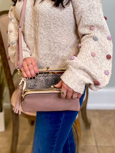 Madisyn Cross Body in Blush